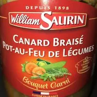 Mängden socker i Canard Braisé Pot-au-Feu de légumes