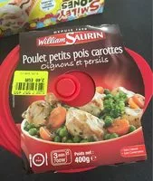 Mängden socker i Les Cocottes Poulet Petits pois Carottes