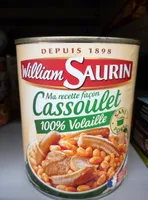 Mängden socker i Ma recette façon Cassoulet 100 % volaille