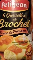 Mängden socker i Quenelles de brochet à la bisque de homard