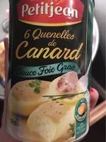 Mängden socker i Quenelles Canard Sauce Foie Gras