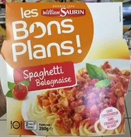 Mängden socker i Les Bons Plans! Spaghetti Bolognaise