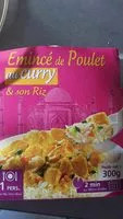 Mängden socker i Emincé de poulet au curry & son riz