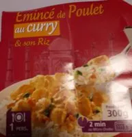 Mängden socker i Emince de Poulet au Curry et Riz Long