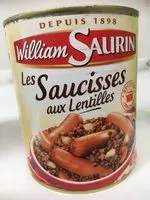 Mängden socker i Les saucisses aux lentilles