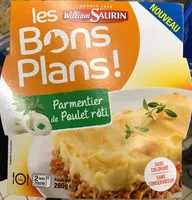 Mängden socker i Les Bons Plans! Parmentier de Poulet rôti