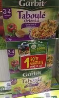 Mängden socker i Taboulé Oriental