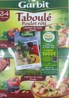 Mängden socker i Taboulé poulet roti