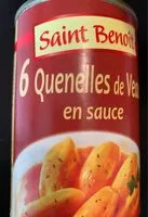 Mängden socker i Quenelles de veau