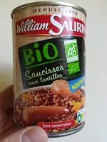 Mängden socker i Bio saucisses aux lentilles