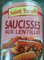 Mängden socker i Saucisses aux lentilles