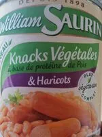 Mängden socker i Knacks végétales et haricots