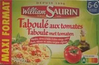 Mängden socker i Taboulé aux tomates