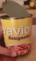 Mängden socker i Raviolis bolognaise