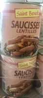 Mängden socker i Saucisses lentilles