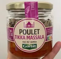 Mängden socker i Poulet Tikka Massala duo riz quinoa