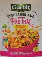 Mängden socker i Destination Asie - Pad Thaï