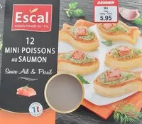 Mängden socker i 12 mini poissons au saumon