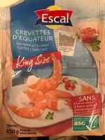 Mängden socker i Crevettes d'Equateur