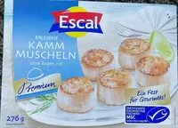 Mängden socker i Kammmuscheln