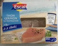 Mängden socker i Thon germon pacifique sud