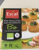 Mängden socker i Mini feuilletés aux escargots