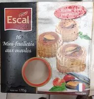 Mängden socker i Mini feuilletés aux moules
