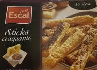 Mängden socker i Sticks craquants