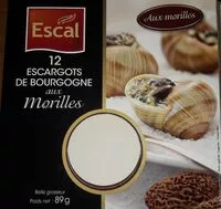 Mängden socker i 12 escargots de Bourgogne aux morilles
