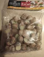 Mängden socker i Escargots Escal