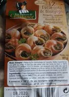Mängden socker i Escargot de Bourgogne
