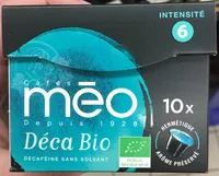 Mängden socker i Déca Bio (intensité 6)