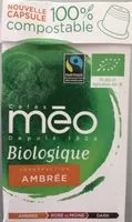Mängden socker i Café biologique torréfaction ambrée