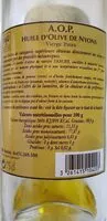 Mängden socker i Huile d'olive de Nyons