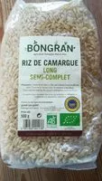 Mängden socker i Riz de camargue long semi-complet