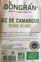 Mängden socker i Riz de Camargue rond blanc