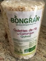 Mängden socker i Galettes de Riz Complet