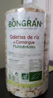 Mängden socker i Galettes de riz de Camargue Multicéréales