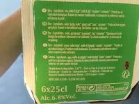 Mängden socker i Biere blonde vio grain d'orge