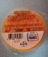 Mängden socker i Carottes râpées fraiches