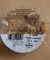 Mängden socker i Taboulé Oriental