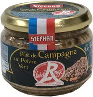 Mängden socker i Pâté de Campagne au Poivre Vert Label Rouge