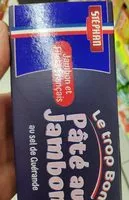 Mängden socker i Pâté au jambon