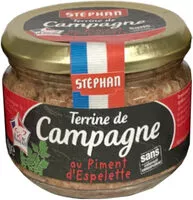 Mängden socker i Terrine de Campagne au Piment d'Espelette