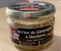 Mängden socker i Terrine de Campagne à l’Ancienne aux morilles