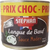 Mängden socker i Langue de boeuf sauce Madère