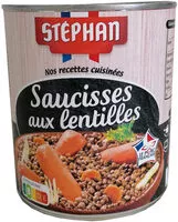 Mängden socker i Saucisses aux Lentilles