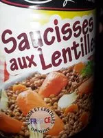 Mängden socker i Saucisses aux Lentilles