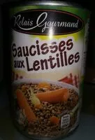 Mängden socker i Saucisses aux lentilles