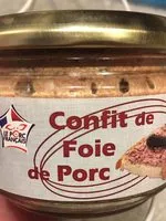 Mängden socker i Confit de foie de porc